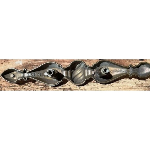 3 Vintage Brass Drawer Pulls 7" Long – 2.25" CTC Aged Salvaged Handles - Picture 5 of 6